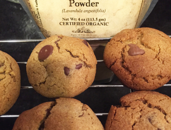 Lavender Chocolate Chip Cookies and Lavender Flower Powder