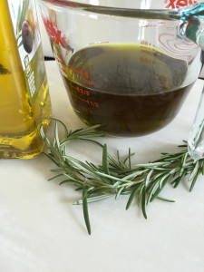 making rosemary oil