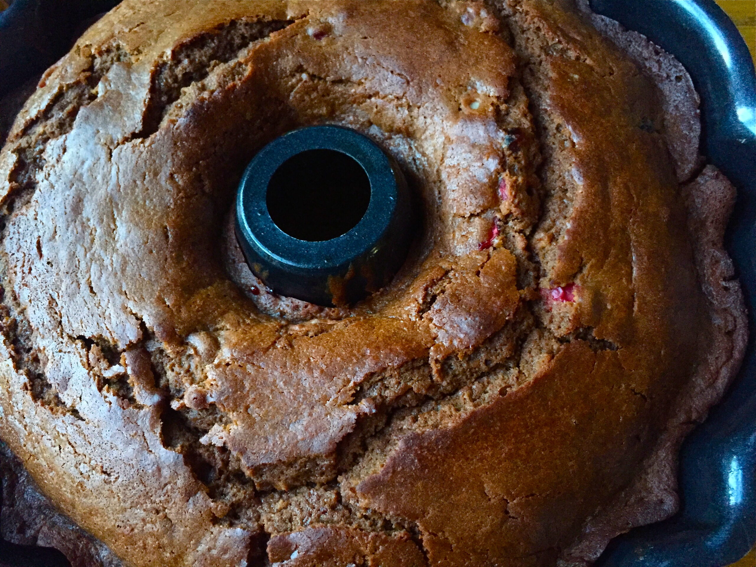 bundt right out of oven