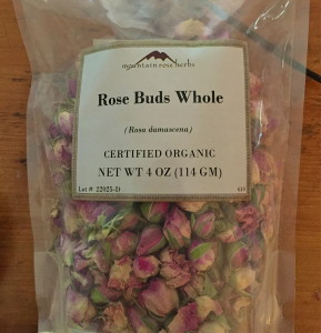 organic rose petals