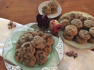 plates of cookies