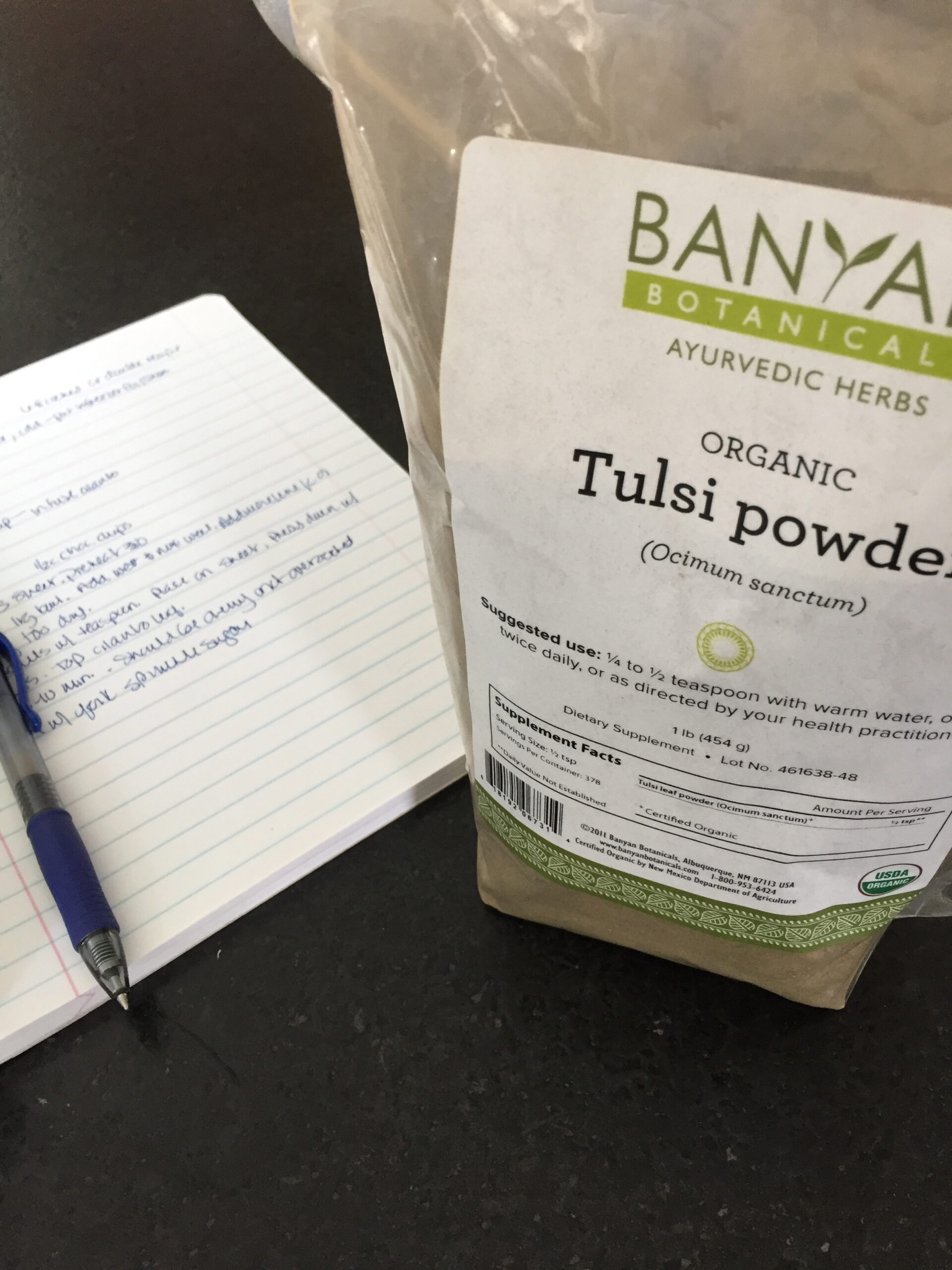 recipe planning with tulsi